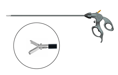 Disposable ratchet on-off 3+2 teeth grasper