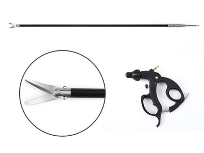 Assemble type curved scissors